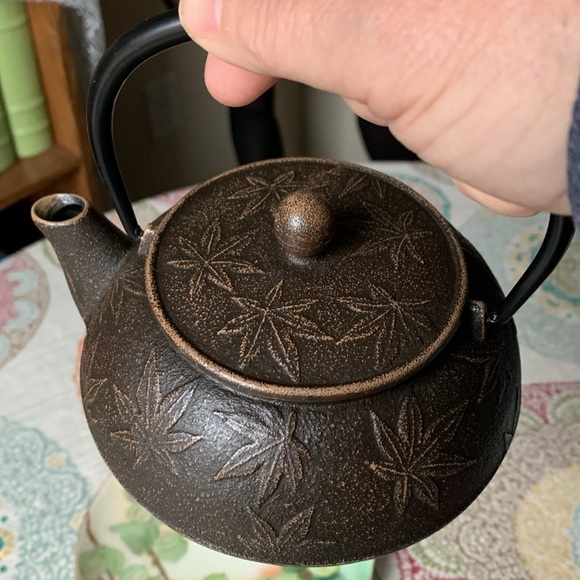 Japanese Tetsubin Cast Iron Teapot 20oz - Picture 10 of 12